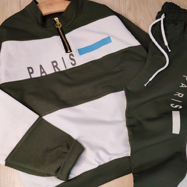 ست بلوز و شلوار پسرونه سایزبزرگ PARIS