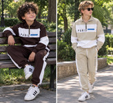 ست بلوز و شلوار پسرونه سایزبزرگ PARIS